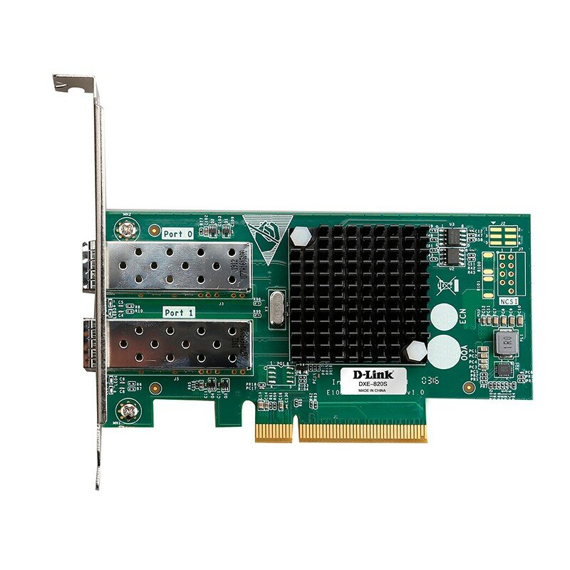 D-Link DXE-820S A1A Сетевой PCI Express адаптер с 2 портами 10GBase-X SFP+