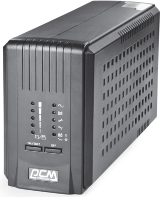 Источник бесперебойного питания Powercom Spt-500-ii 400Вт 500ВА черный .