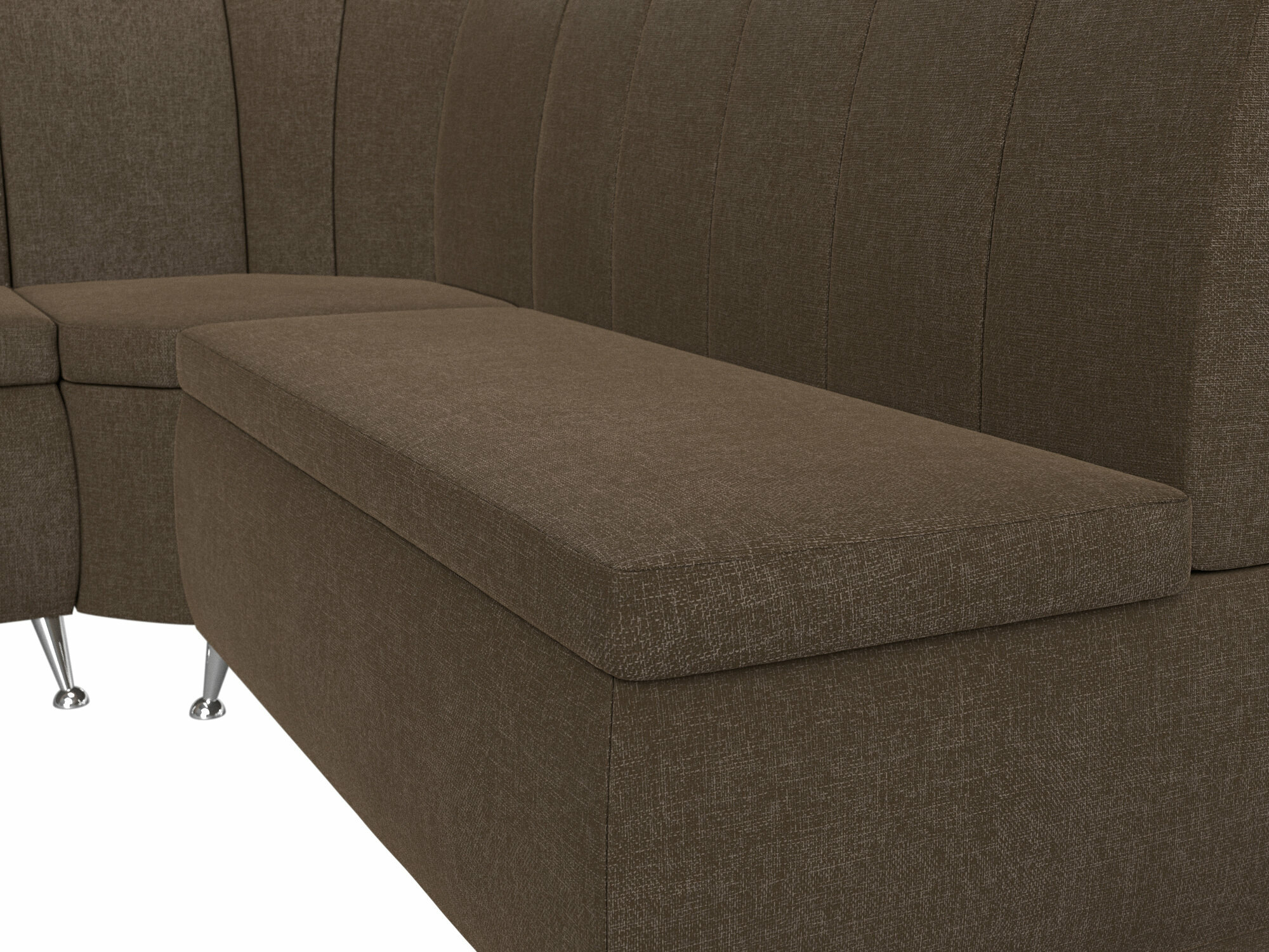 Кухонный угловой диван Кантри левый угол, Рогожка, Модель 106835L - фотография № 4