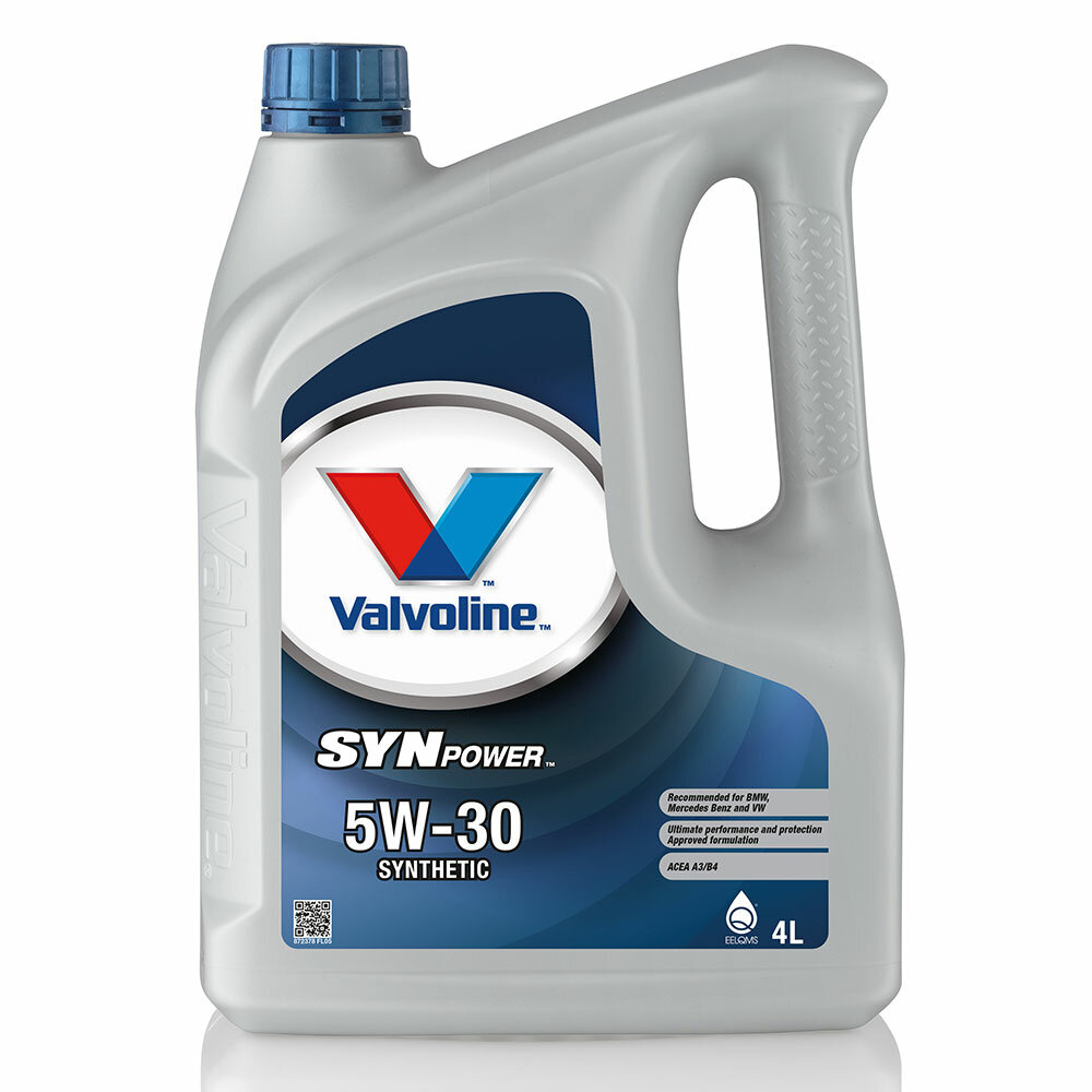 Синтетическое моторное масло Valvoline SYNPOWER 5W-30 (4л.) (арт. 872378) VAL-5W30SP-4L