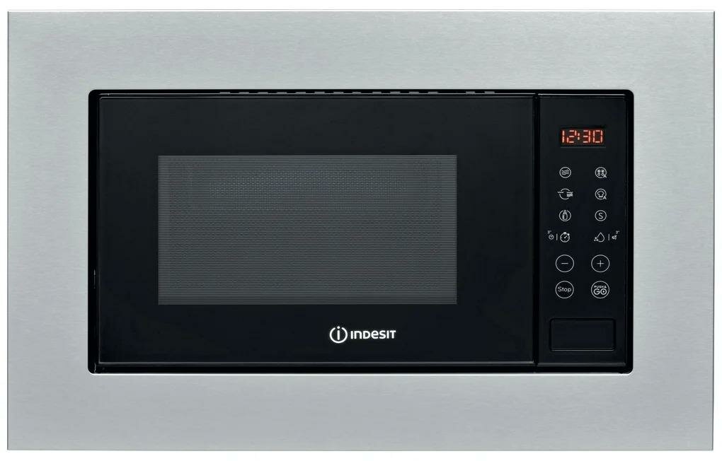фото Микроволновая печь Indesit MWI 120 GX 20л. 800Вт, серебристый/черный (869991591430)