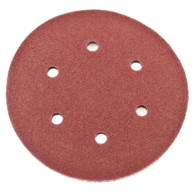 фото Круг шлифовальный Redverg эксцентриковый 6 отв. 150мм Р40 5 шт/уп(920551)