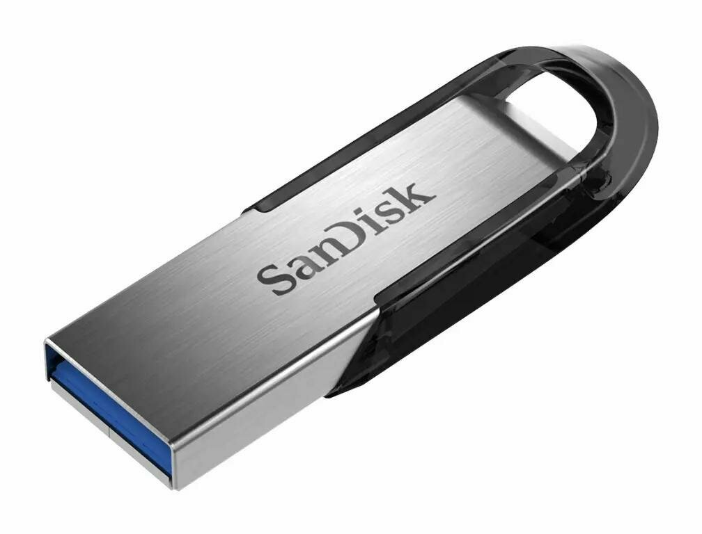 Флеш диск SanDisk Ultra Flair 128GB USB3.0 серо-черный