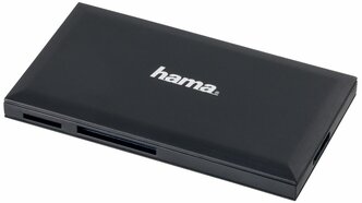 Устройство чтения карт памяти USB3.0 Hama Multi черный