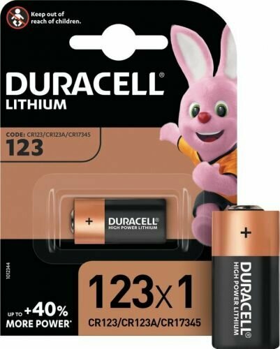 Батарейка Duracell CR123 LITHIUM 1шт