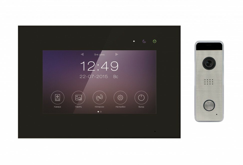 фото Комплект видеодомофона Tantos Marilyn HD (black) с вызывной панелью