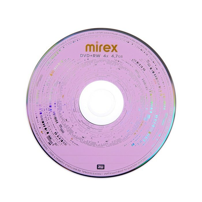 Диск DVD+RW Mireх Brand, 4х, 4.7 Гб, конверт, 1 шт