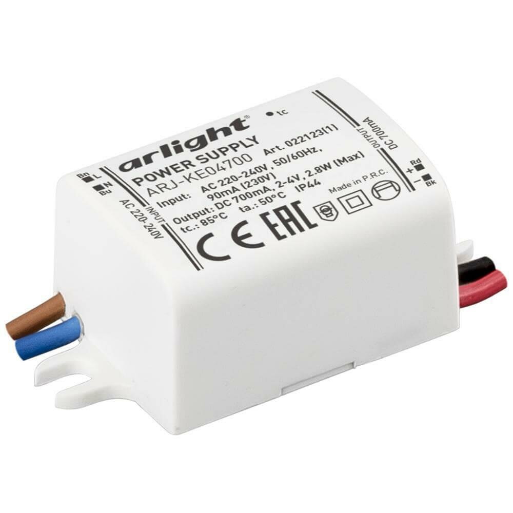 Драйвер Arlight ARJ-KE04700 2-4V 2,8W IP44 0,7A - фото №1