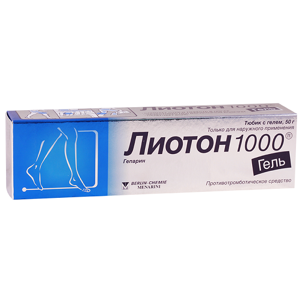 Лиотон 1000 гель туба 50г