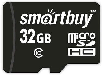 Micro SD Smartbuy 32 Gb Class 10 (без адаптера)