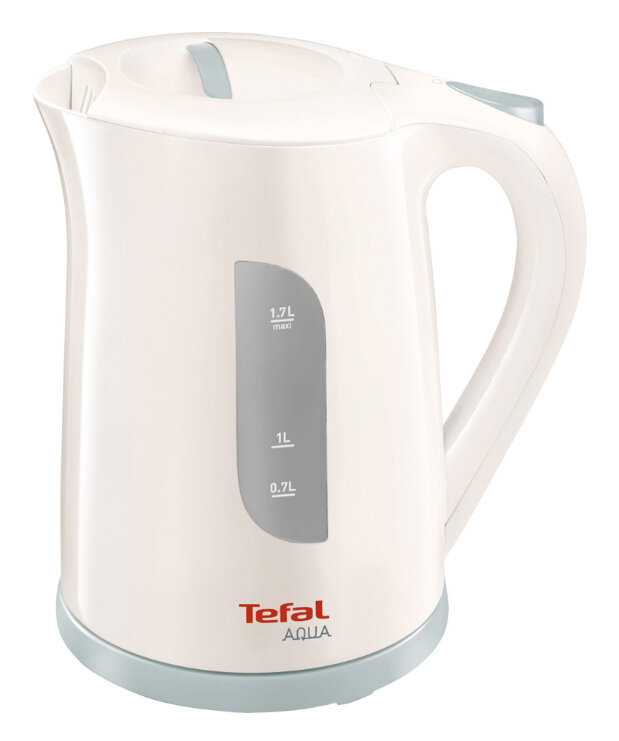 Чайник электрический Tefal KO270130 1.7л. 2400Вт белый/серый (корпус: пластик)