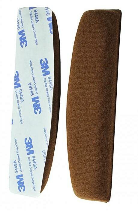 Подвязка (накладка на оголовье) для наушников Sennheiser HD598 / HD599 велюровая коричневая