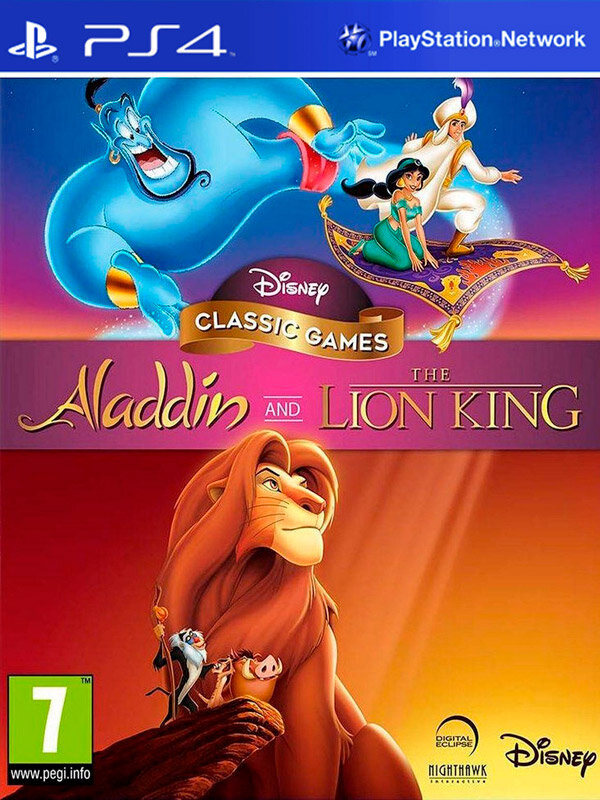 PlayStation Игра Disney Classic Games: Aladdin and The Lion King (Алладин и Король Лев) (PS4)