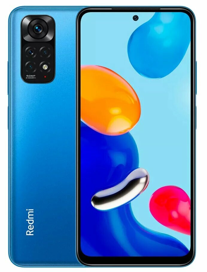 Смартфон Xiaomi Redmi Note 11 6/128 ГБ (без NFC) Global, синие сумерки