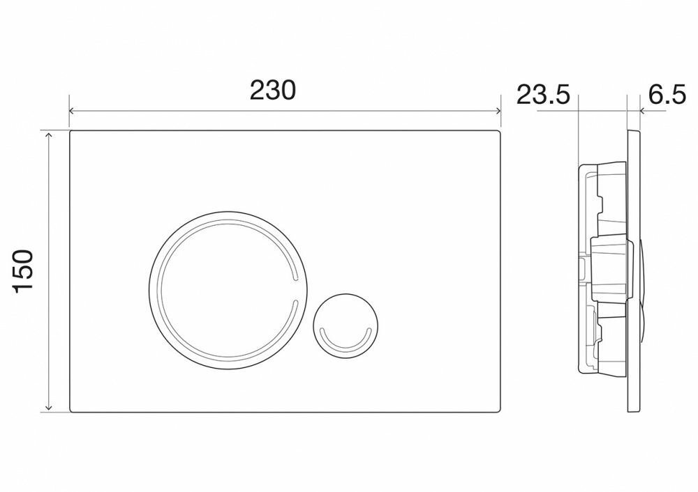 Кнопка смыва BelBagno Sfera BB015-SR-CHROME хром - фотография № 2