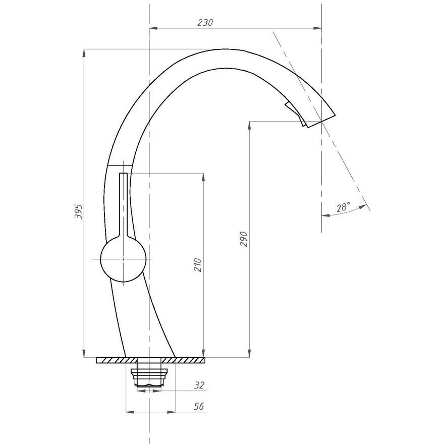 Смеситель для кухни ПСМ-Профсан Steel PSM-301-9 тип см-моцбива с выдвижной лейкой черный - фотография № 2