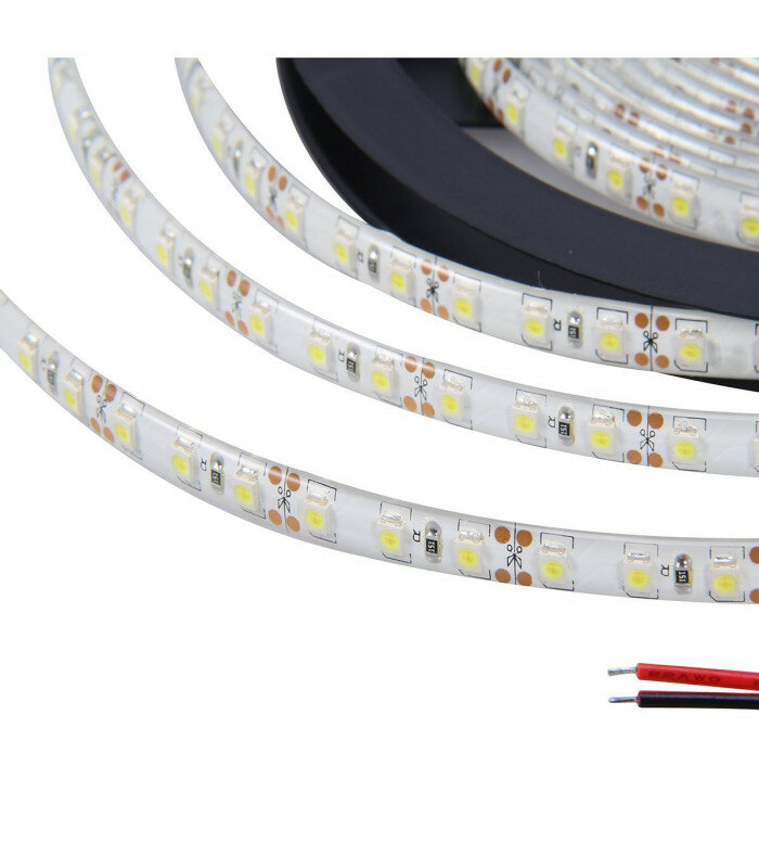 Светодиодная лента SMD3528-120LED-IP65 12 вольт 5м. - Цвет свечения:Белый 5500-6000K - фотография № 2