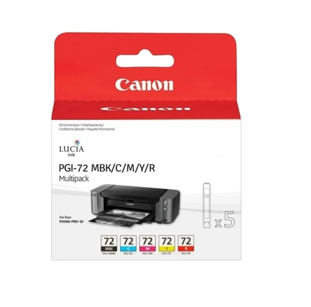 Комплект картриджей Canon PGI-72MBK/C/M/Y/R Multi Pack