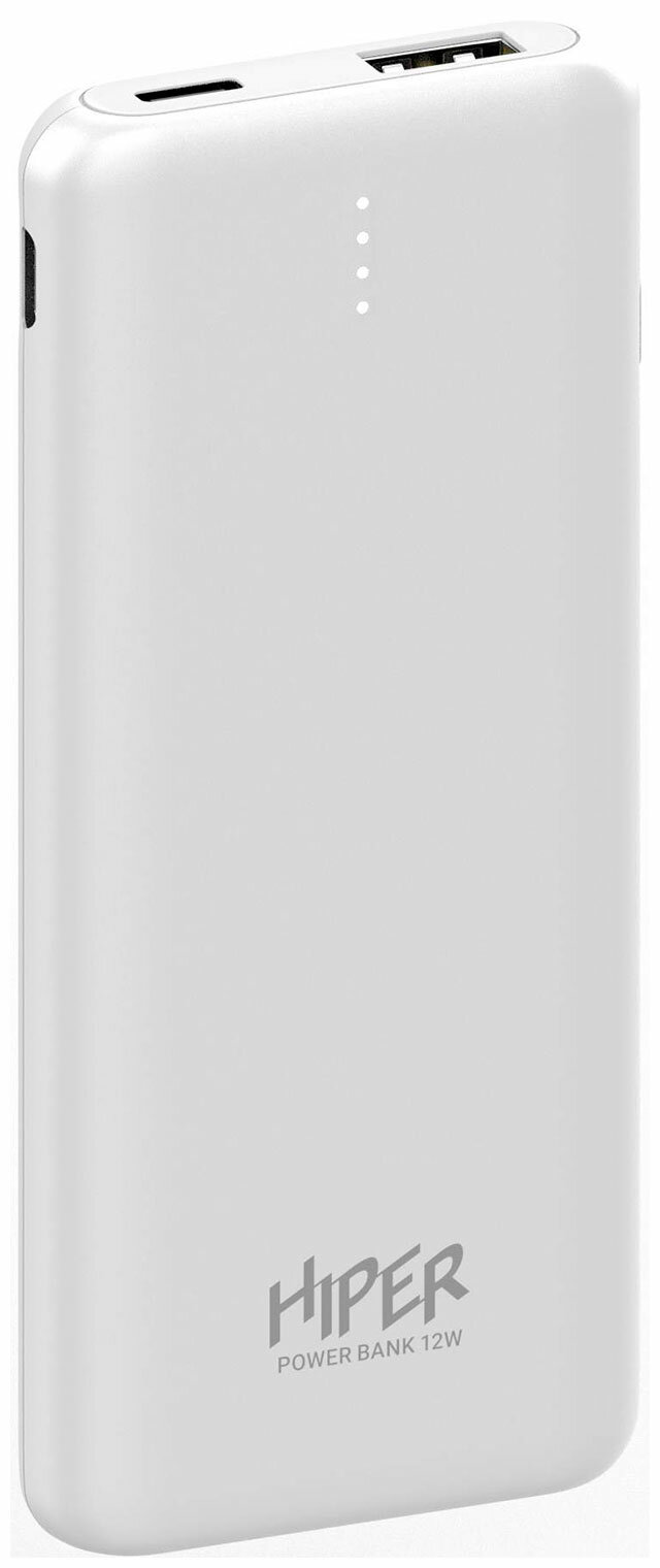 Внешний аккумулятор Hiper PSL5000 5000mAh 2.1A 2xUSB белый (PSL5000 WHITE)