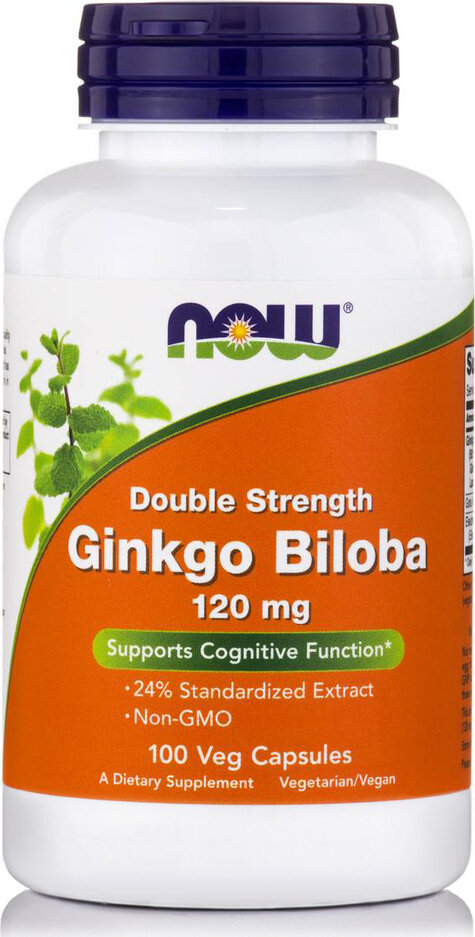 Капсулы NOW Ginkgo Biloba 120 мг, 100 шт.