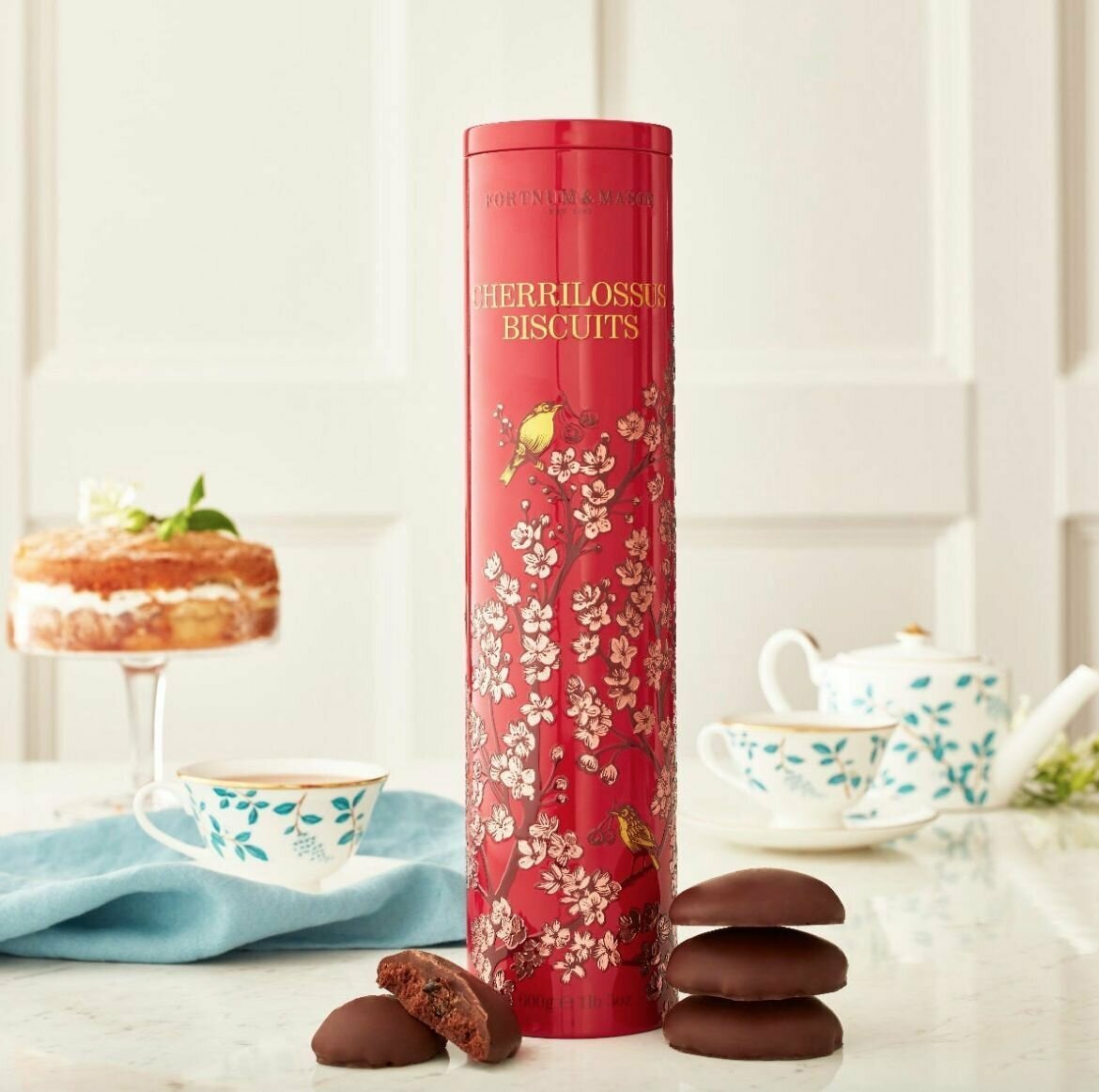 Печенье Fortnum & Mason Cherrilossus Biscuits, 600 г - фотография № 1