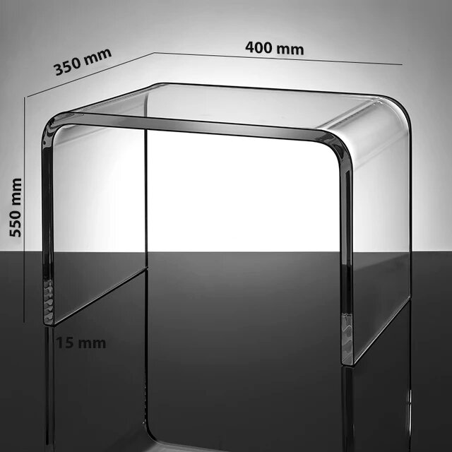 тумба подставка универсальная акриловая прозрачная - фотография № 1