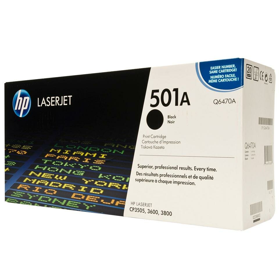 Лазерный картридж Hewlett Packard Q6470A (HP 501A) Black