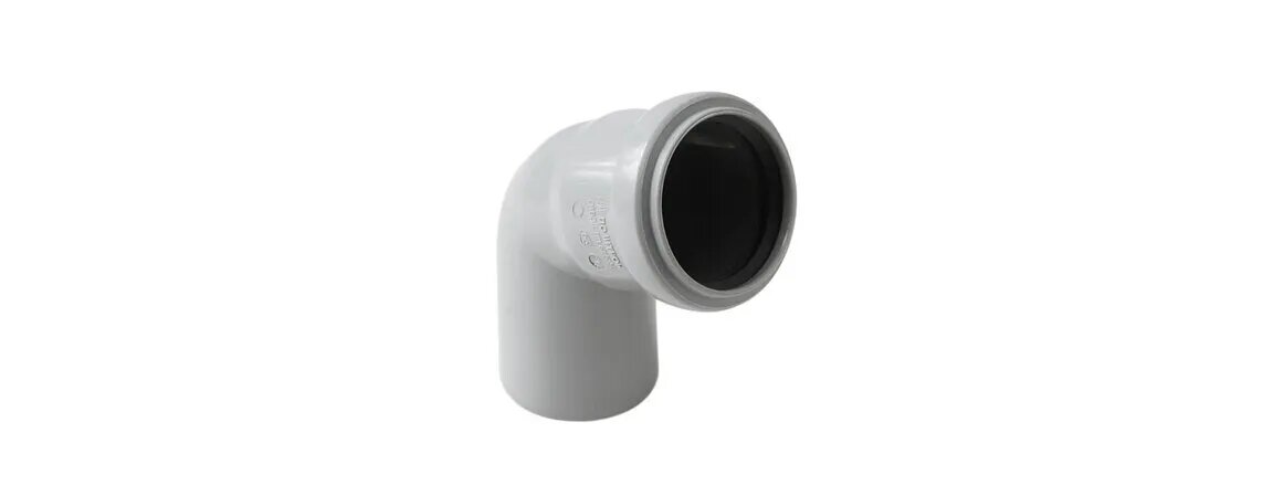 фото Отвод 50/90 для внутренней канализации (3 шт.)