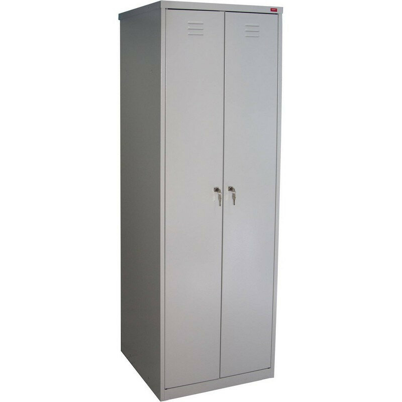 Шкаф для одежды металлический P_ШРМ-АК(800) 2 дв. 800х500х1860 - фотография № 3