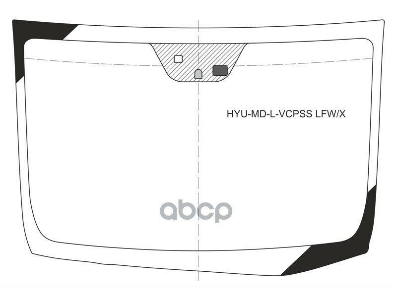 Стекло Лобовое + Дд +Д/Запотевания Hyundai Elantra/Avante 10-16 XYG арт. HYU-MD-L-VCPSS LFW/X