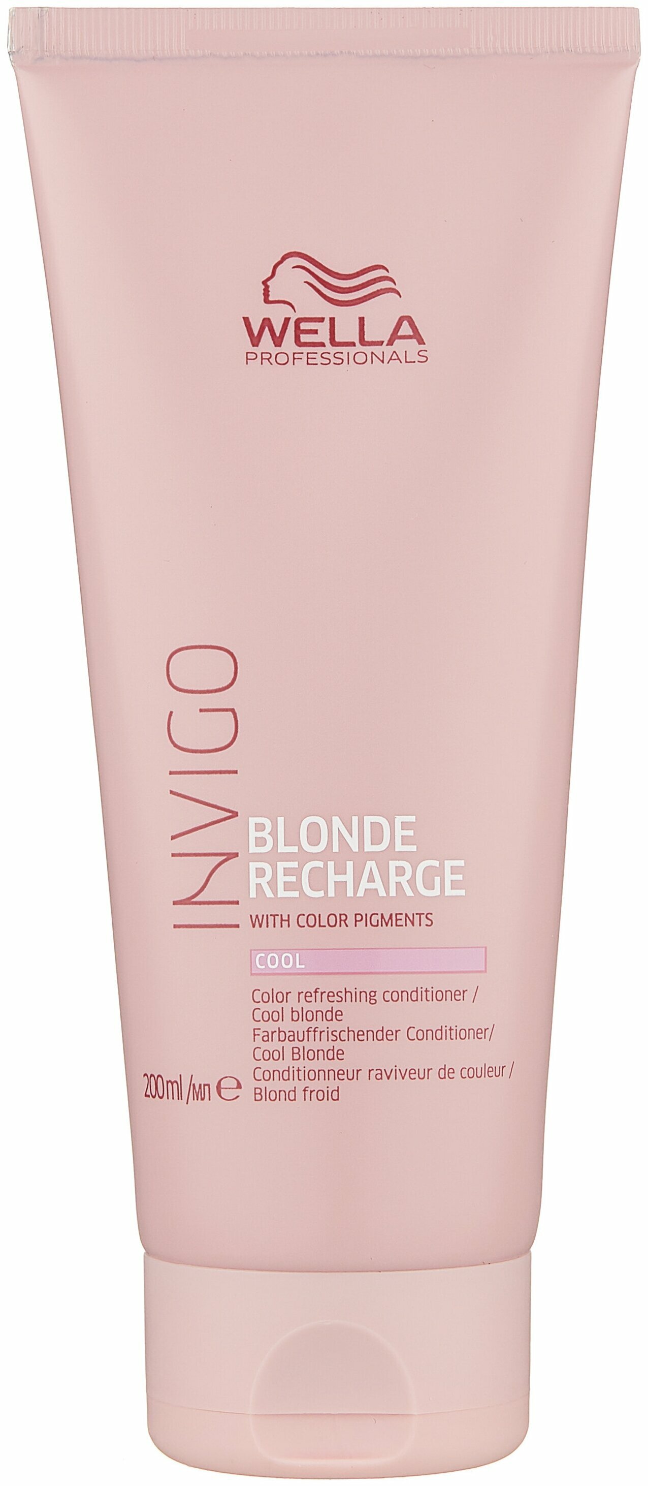 Бальзам для волос оттеночный Wella Professional Invigo Blonde Recharge для холодных светлых оттенков 200 мл