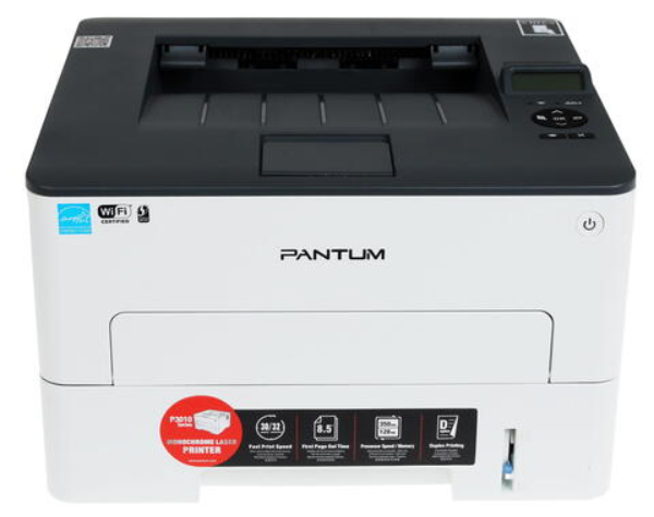 Pantum Лазерный принтер Pantum P3010DW A4, 1200x1200dpi, серый (USB2.0, LAN, WiFi)
