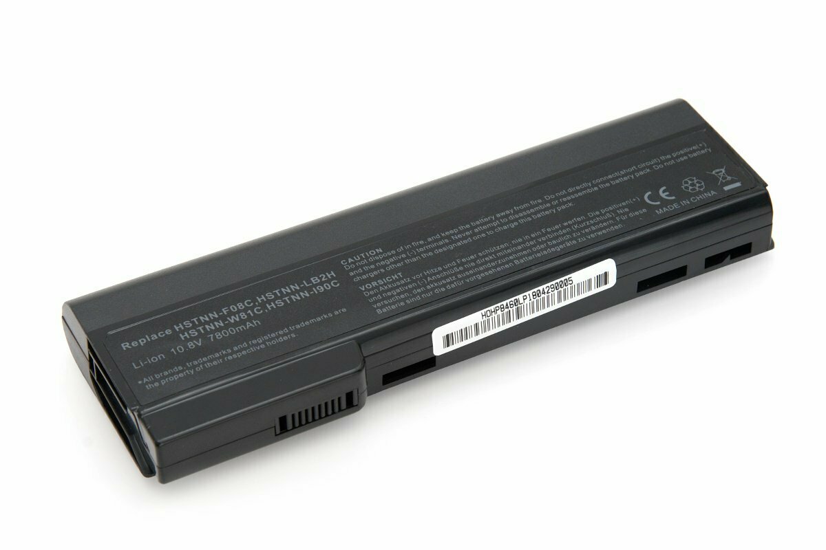 Аккумулятор для ноутбука HP ProBook 6560B LG656EA усиленный повышенной емкости 6600 mAh