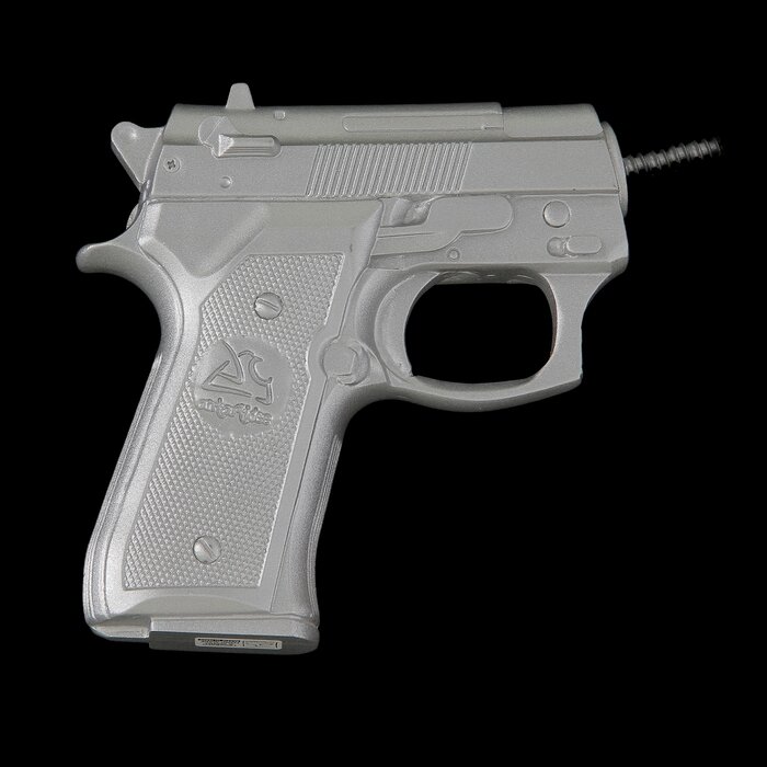 Вешалка "Пистолет", цвет хром, 4 × 15 × 13 см - фотография № 2