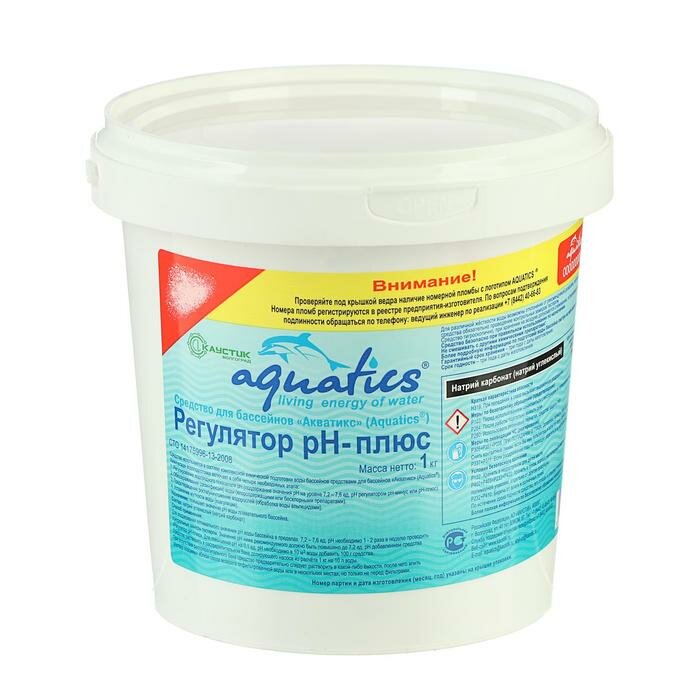 Регулятор pH Aquatics плюс гранулы, 1 кг - фотография № 1