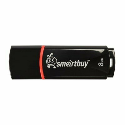 Флеш-память USB 2.0 8 Гб SmartBuy Crown (SB8GBCRW-K), 445904