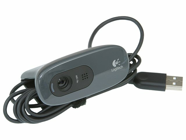 Веб-камера Logitech Веб-камера Logitech c270 960-001063 с микрофоном, серый (USB2.0) (ret)