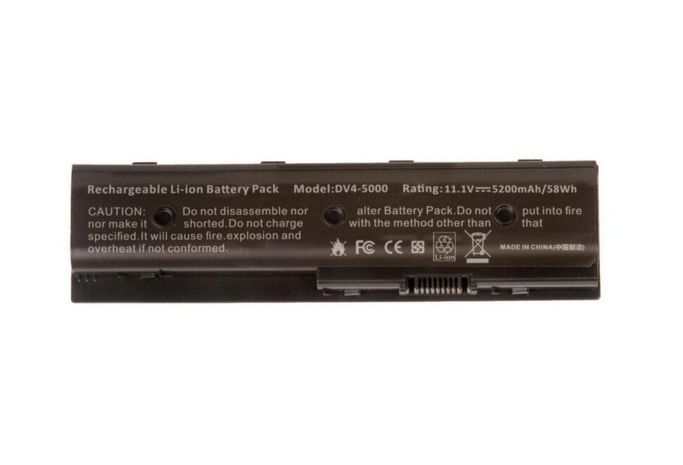 Battery / АКБ для ноутбука HP (HSTNN-LB3P) Pavilion dv4-5000 black 11.1V 5200mAh