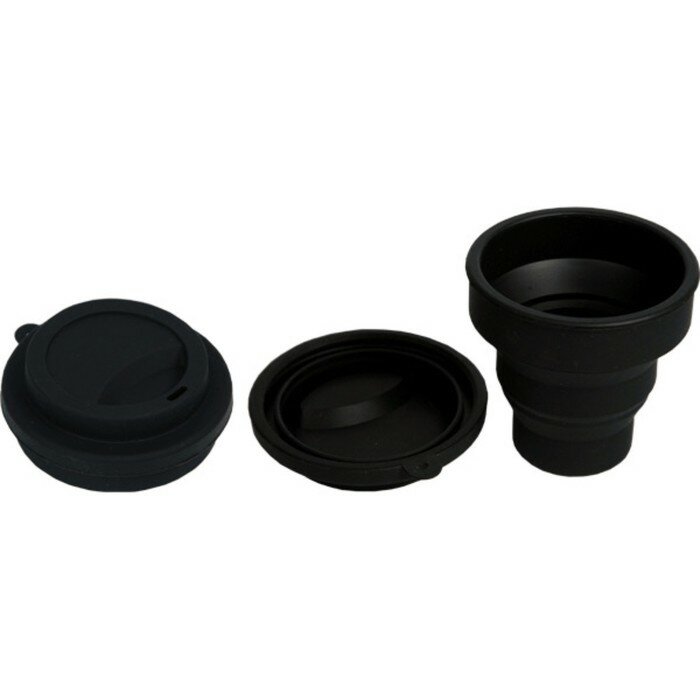 фото deVENTE Стакан для рисования deVENTE. School, складной (силиконовый), чёрный