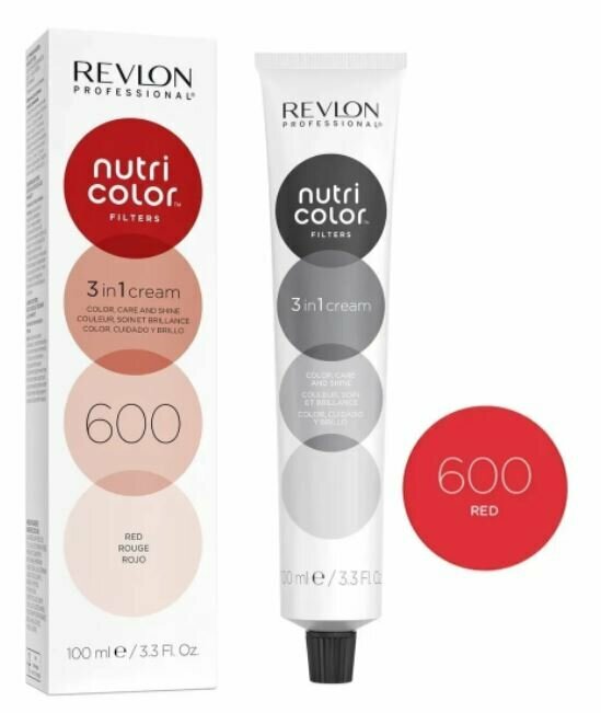 Краска для волос тонирующая Revlon Nutri Color Filters 600 огненно-красный 100 мл