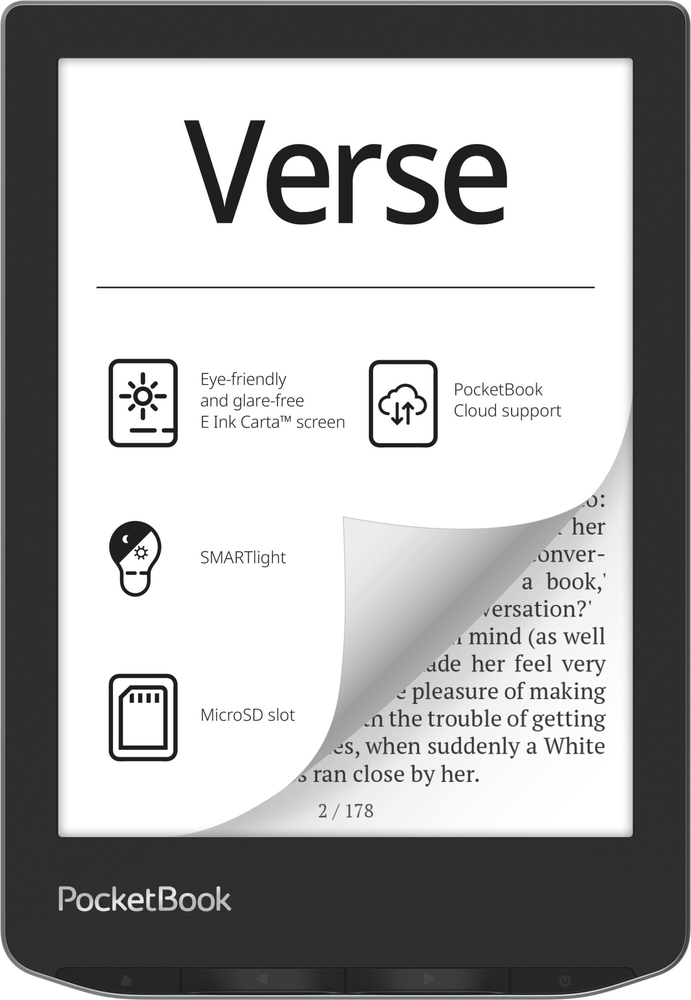 Электронная книга PocketBook 629 Verse серый