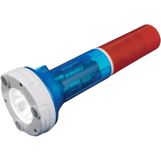 Автомобильный светодиодный фонарь UNIEL (05143) от батареек 220х81,5 80 лм P-AT031-BB Amber-Blue