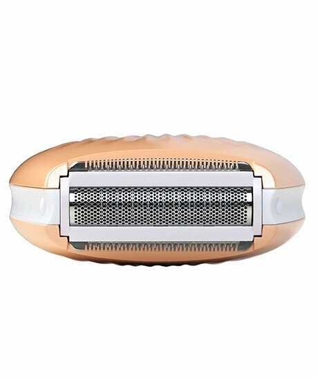 Бритва женская Centek CT-2193 (золотистый) сетчатая бритва для сухого и влажного бритья, USB, LED - фотография № 4
