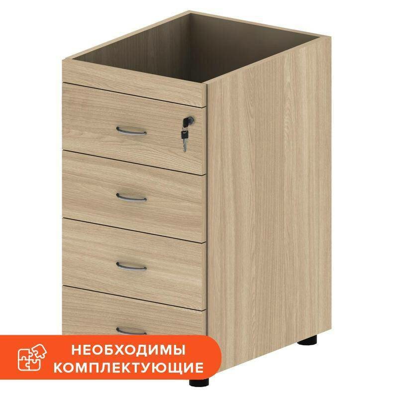 фото Тумба MS_Агат приставная АЯ-22 ясень шимо