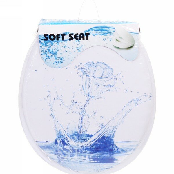 фото Сиденье для унитаза 36х42 "Роза"