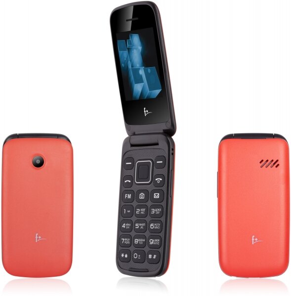 Мобильный телефон F+ Flip2, красный