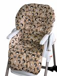 Двусторонний чехол на стульчик для кормления - Happy Baby William/ Classic Любимые зверята - изображение