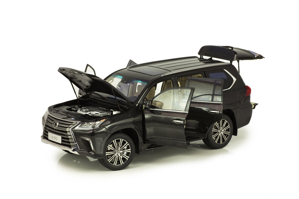 LEXUS LX570 BLACK - фотография № 3