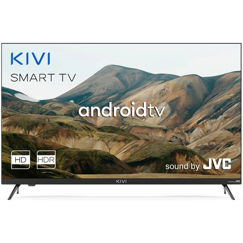 Телевизор 32" Kivi 32H740LB (HD 1366x768, Smart TV) черный