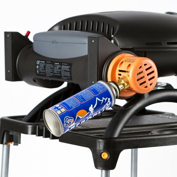 Газовый гриль O-GRILL 800T orange + адаптер А - фотография № 6